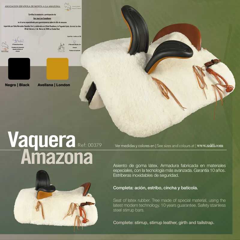SILLA ZALDI C. VAQUERA AMAZONA (COMPLETA)