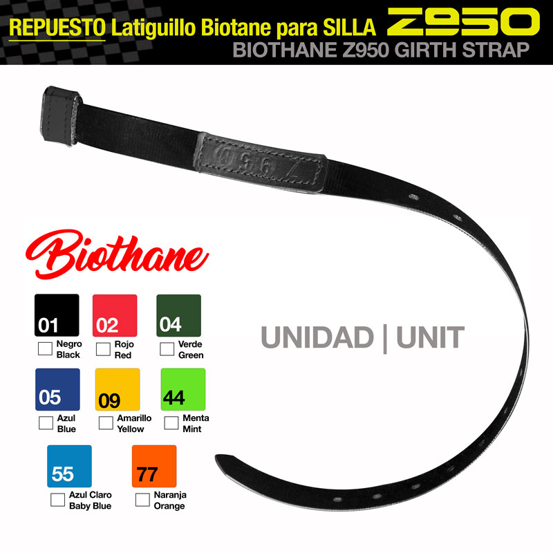 LATIGUILLO BIOTANE PARA SILLA Z950 UNIDAD