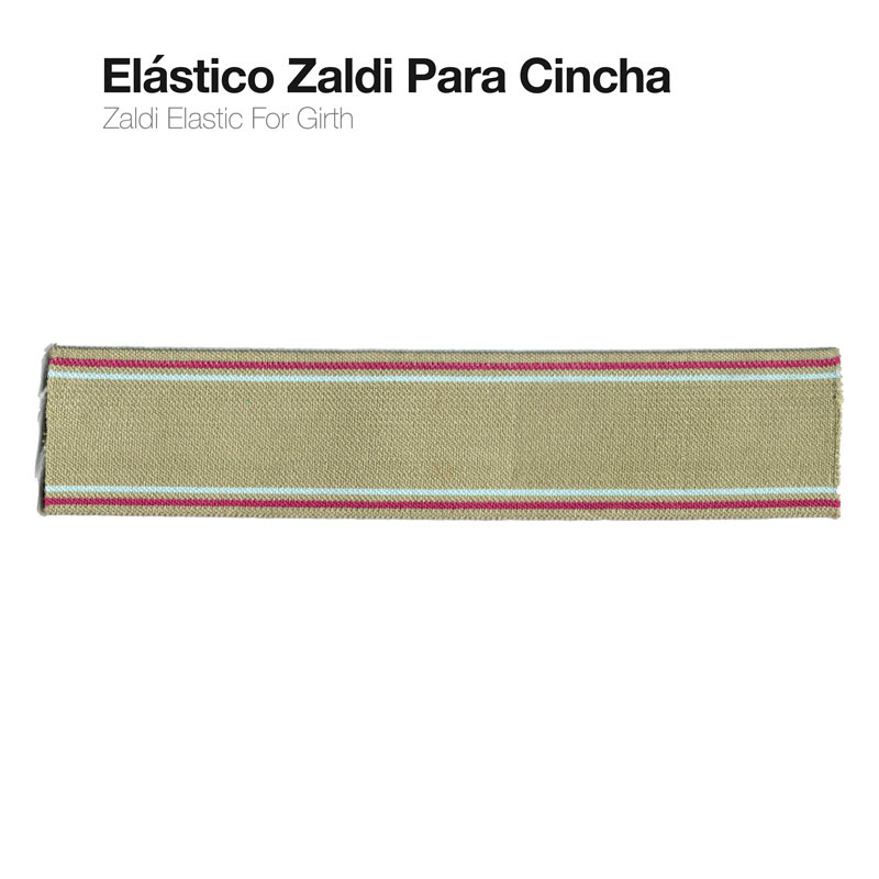 ELÁSTICO ZALDI PARA CINCHA 3.8cm X 1metro