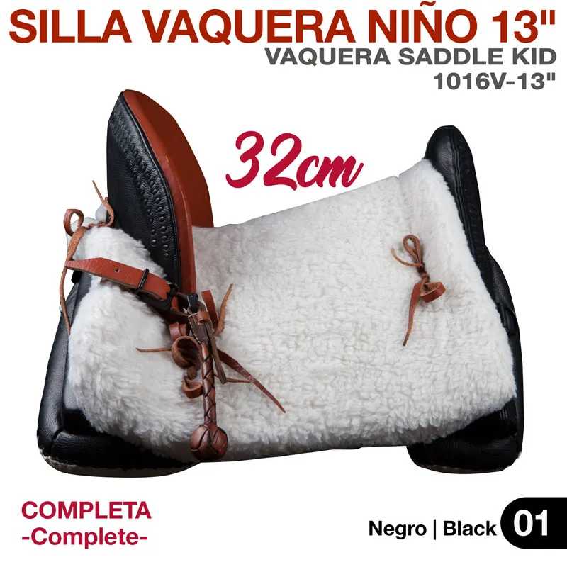 SILLA VAQUERA NIÑO 13" (32cm) COMPLETA