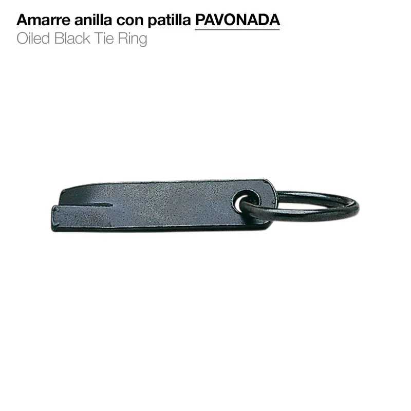 AMARRE ANILLA CON PATILLA PAVONADO