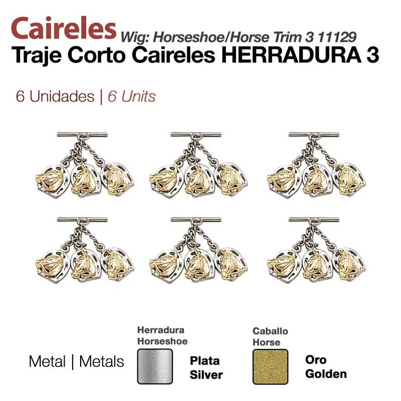 TRAJE CORTO CAIRELES HERRADURA 3 11129 6uds